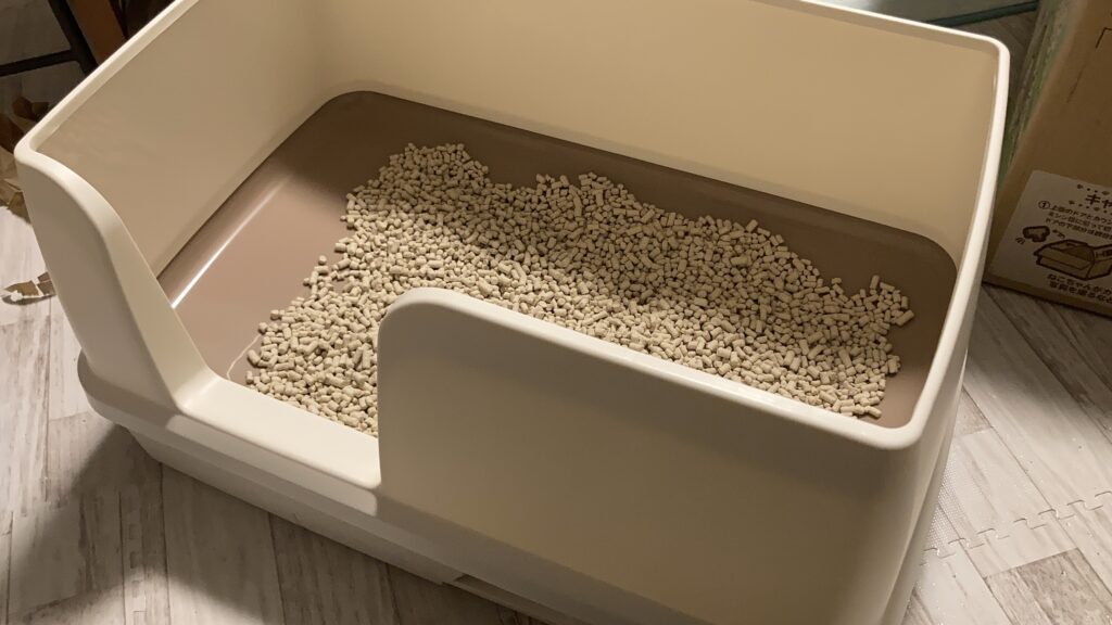 ラガマフィンを迎えるためのトイレ